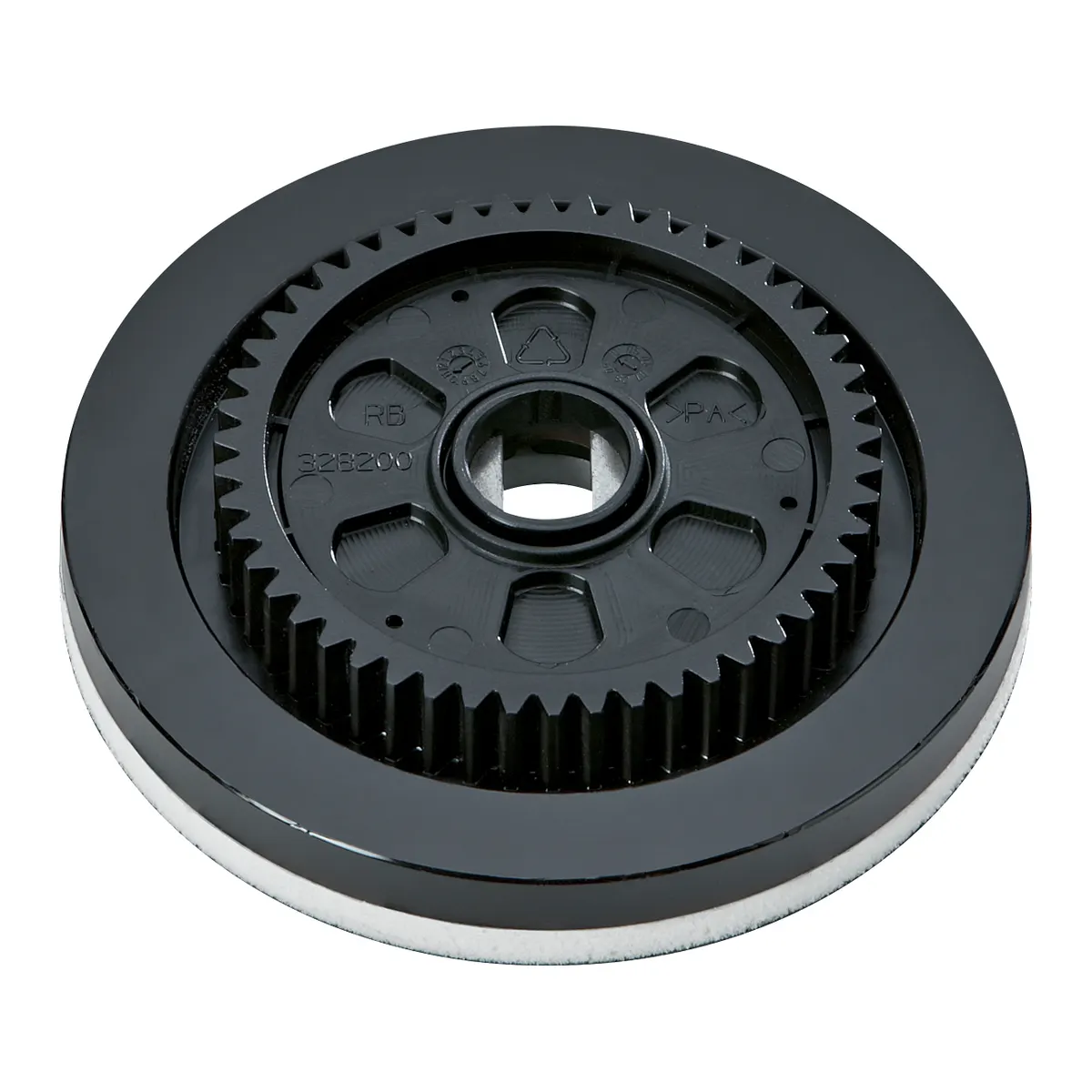 Hammastettu tarralautanen, Ø 115mm, XC3401VRG