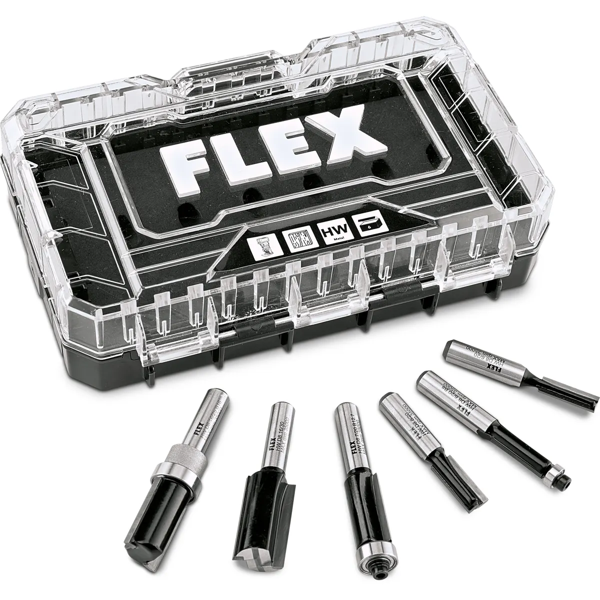 FLEX CER Bit set2 reunajyrsimen teräsarja