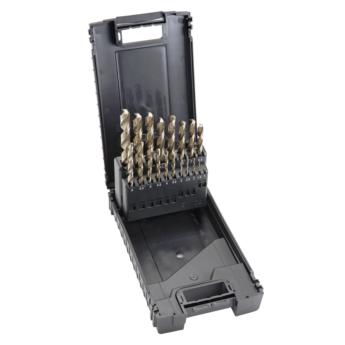 D-M D1-10 Set HSS-Co VE19 metalliporanteräsarja